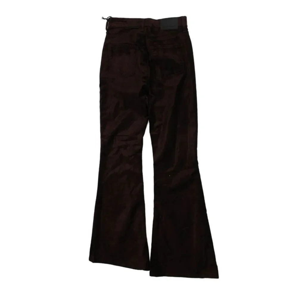 Citizens of Humanity Womens Flared Jeans Brown Cotton Size 23